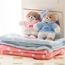 Детское одеяло с плюшевые игрушки Медведь Ватки коралла одеяло